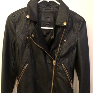 BLANKNYC Faux Leather Moto Jacket